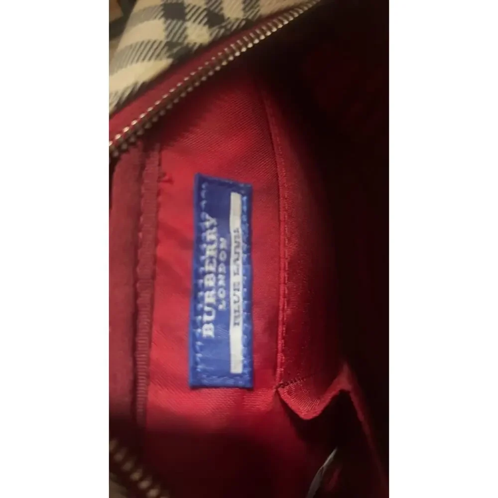 Burberry Blue Label Checkered Crossbody Bag